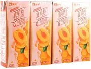 Monmilk Chewy Fruit Peach Flavour Milk 250 ml (Pack of 4)