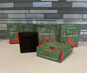 Antique BRILLO CLEANSER Soap Bar (5 Pieces). Original Packaging HTF 1940s