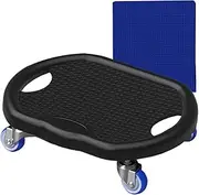 Exercise Plate, AB Roller Board - Home Workout Abdominal Trainer | Silent AB Trainer Board with Mat, Abdominal - Portable Traini for Home Fitness Men Women Women