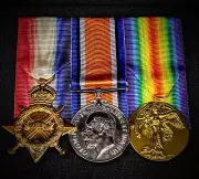 Replica set of WW1 Medals
