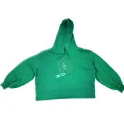 Brand New Tommy Hilfiger Hooded Jumper Size L Green Women's Fashion Hoodie