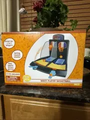 NEW Toy Box Multi Player Basketball Table Portable Game 2 Players 15 Pieces NIB