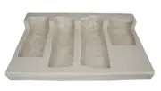 Stone Master Molds Rubber Mold for Concrete, Limestone Corners, 23x16