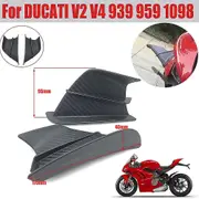 Deflector De Aire Para Ducati Panigale Supersport 959 899 1299 1199 Winglets Apto Para Multistrada 1200 Panigale V4s V4r V4 2018-2020 Negro