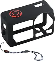 Hjdlhx Camera Cover Camera Case Anti Drop Sports Camera Accessories Acccs with Anti Lost Rope Silicone Cover for Quadcopter, Black