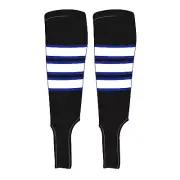 MK Socks Traditional Baseball Stirrups Pattern C-5 Black, Royal, White