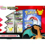 Pokémon TCG: Celebrations V Box - Lance's Charizard V & Dark Sylveon V (25th Anniversary)