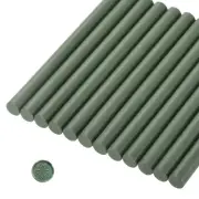 12 Pcs Olive Green Cylinder Sealing Wax Stick Glue Gun Wax Seal Rod