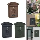 Mailbox Mail Locking Mail Box 26x10x36cm Decorative Letterbox