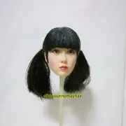 1/6 Head Sculpt Female Qi Liu Hai ponytail braid fit 12''PH TBLeague Figure Body