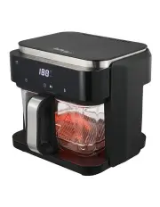 [Healthy Choice] 1200-1400W Touched Controlled Digital Air Fryer with Glass Basket 6L