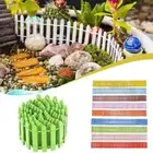 35in x 2in DIY Mini Small Fence Barrier Wooden Craft Garden Miniature Fairy A5Z4