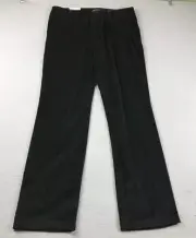 Banana Republic Pants Womens 10 Black Velvet Flat Front Straight Leg NWT