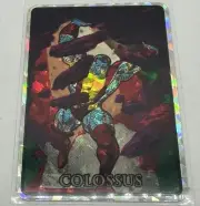 Vintage Colossus Marvel Masterpieces Vending Machine Foil Prism Sticker 1992