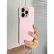 ins夏日粉色適用蘋果的ip1413promax手機殼iphone12滑面菲林不會撞殼硬殼全包光面