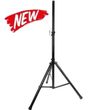 New Mackie T100 Steel Loudspeaker Tripod Stand For Studio Speakers and Monitors