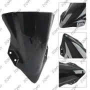 for Kawasaki Ninja 250 400 2018-2022 ABS Windshield Shield Carbon Fiber Black