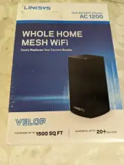 Linksys Velop AC1200 2 Port Intelligent Mesh Wireless Router - Brand New