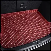 Car Cargo Liners for Nissan for Ariya 2022 2023 for Maxima 2016-2022 for Sylphy 2006-2023 Leather Car Trunk Mat Trunk Carpets(Wind red,Style A)