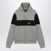 [Balenciaga] Gray/Black Loop Sports Icon Sweatshirt M Grey