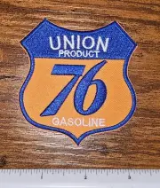 Oil & Gas Vintage Union Product 76 Logo Gasoline Auto Iron On Mechanic Patch