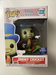 FUNKO DISNEY JIMINY CRICKET #1228 D23 EXPO 2022 EXCLUSIVE~IN HAND