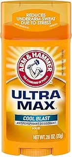 Arm & Hammer Ultra Max Invisible Solid Antiperspirant Deodorant, Cool Blast, 2.6 Oz