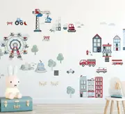 Life In The City Removable Wall Sticker