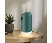 Ultra Quiet 23dB Ultrasonic Air Humidifier with Night Light and 2 Spray Holes 500ML Bedroom Air Humidifier, BPA Free Mini Aroma Diffuser