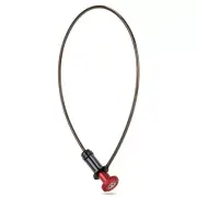 Bike Lock Mountain Bike Road Bike Hidden Steel Cable Lock Portable Helmet