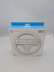 Nintendo Wii White Wheel New in Box Sealed WII REMOTE CONTROLLER NOT INCLUDED