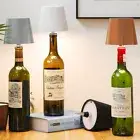 Stepless Dimming Bottle Light Rechargeable 3 Light Color for Living Room Bedroom