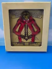 Consul The Educated Monkey Basic Tin Litho Toy Calculator Remake Unique MINT