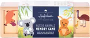 Ac Aussie Animals Wooden Memory Game