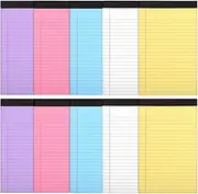 VILLFUL Legal Notepads Wide Ruled Composition Notebook Colored Note Pads Small Pocket Notebook for College Office Supplies
