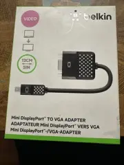 New Belkin Mini DisplayPort to VGA Adapter. F2CD028BT Black