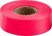 Brady Flourescent Red Flagging Tape for Boundaries and Hazardous Areas
