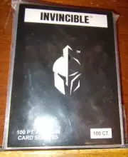 Ultra Premium 100 pt. Card Sleeves For Thick Mem Jersey Cards Invincible Cards