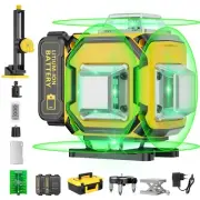 Catlyn Laser Level 360 Self Leveling, 16 Lines 4×360° Green Pulse Mode