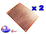 From OZ Quality 2PC 5CM x 7CM Electric Blank Circuit Prototype Bread Board +FP!