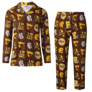 Hawthorn Hawks Mens Flannel PJ Set