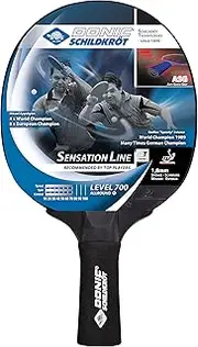 Donic-Schildkröt Sensation Line 700 Table Tennis Bat, ASG Handle, 1.8 mm Sponge, Avantgarde ITTF Cover, 734403