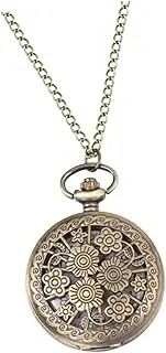 [ANDRESLAD] 1pc Retro Pocket Watch Pocket Watch with Chain Classic Pocket Watch Clock Necklace Pocket Watch Chain Retro Watch Pocket Watches for Men Mens Pocket Watch Choker Necklace for Women