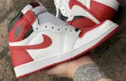 Nike Air Jordan 1 Retro High OG Heritage White Red 555088-161 Men's & GS Sizes