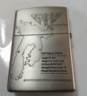 ZIPPO Transformers Robot Optimus Prime Relief Sculpture Oil Lighter with Box JP