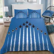 US Thunderbirds & Blue Angels in Flight Doona / Duvet Cover and 2 Pillow Slips