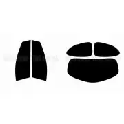 For Mazda 2 3-door Hatchback 2008-15 Full Pre Cut Window Tint Kit Front & Rear