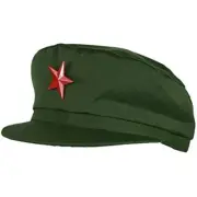 Communist Party Red Star Army Uniform Hat Chinese Chairman Mao Zedong Costumes