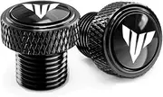MOWOK For Yamaha MT 03 07 09 10 MT07 MT09 SP MT03 FZ09 FZ07 Motorcycle Accessories M10*1.25 Aluminum Rear Mirror Hole Plug Screw Bolt Cover (black, For MT 07 09 10 25)