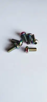 titanium bolts Brake Disc MTB EMTB Mountain Bike 12x Rainbow Colour